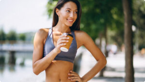 Tomar café antes do treino